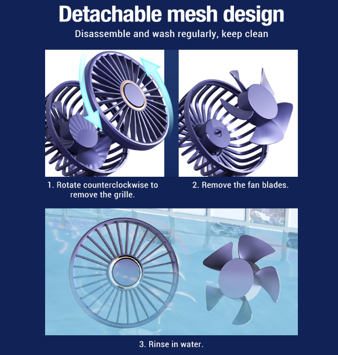 Smart LED Portable Electric Fan: Your Ultimate Cooling Companion