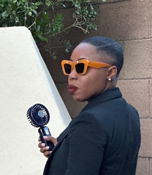 Smart LED Portable Electric Fan: Your Ultimate Cooling Companion