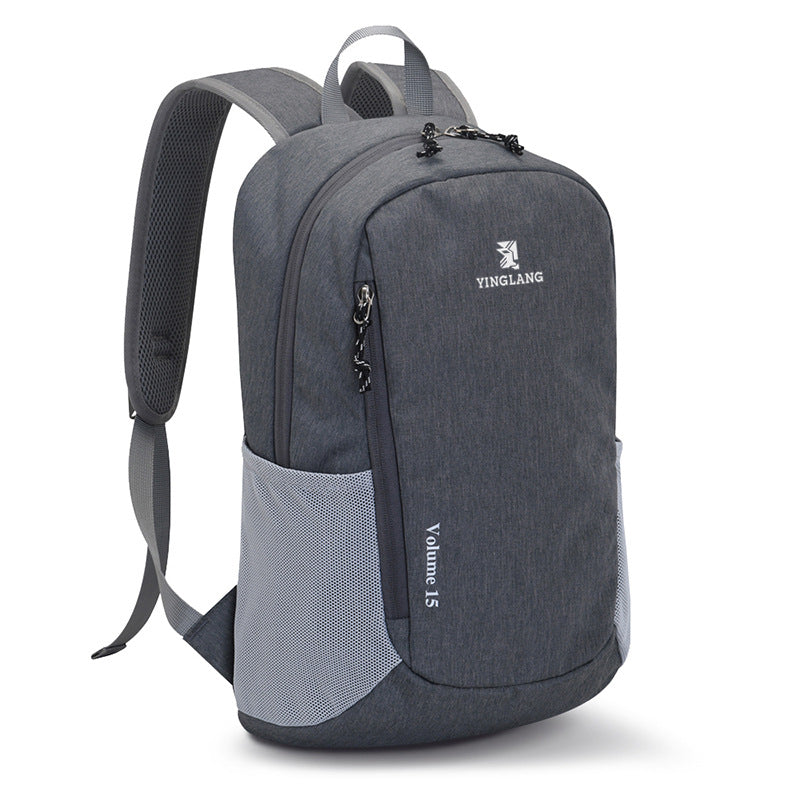 15L Outdoor Leisure Backpack Waterproof & Lightweight, Large Capacity Daypack for Hiking/Camping/Travel