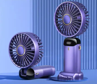 Smart LED Portable Electric Fan: Your Ultimate Cooling Companion