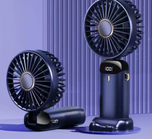 Smart LED Portable Electric Fan: Your Ultimate Cooling Companion