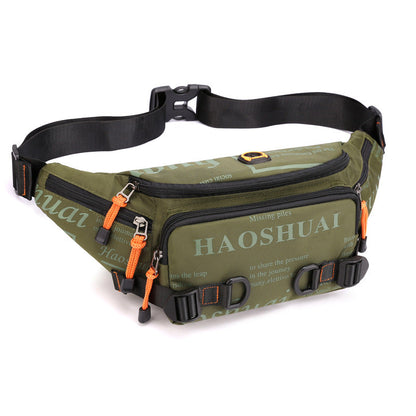 Fanny Pack for Men & Women Water Resistant Large Hiking Waist Bag Pack Carrying All Phones for Running Walking Traveling