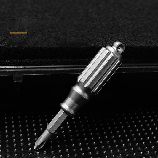 Titanium Mini Screwdriver - Compact EDC Pocket Tool - Outdoor Survival Gear & Everyday Carry Multi-Tool