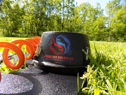 Heavy Duty Tie Out Stake and Cable Combo Pack for Two XL Dogs - 70lbs to 150lbs