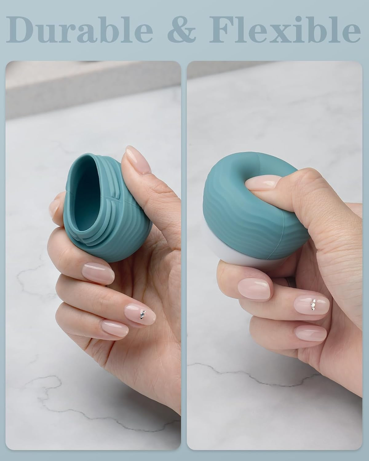 Travel Containers for Toiletries, Silicone Cream Jars, TSA Approved Travel Size