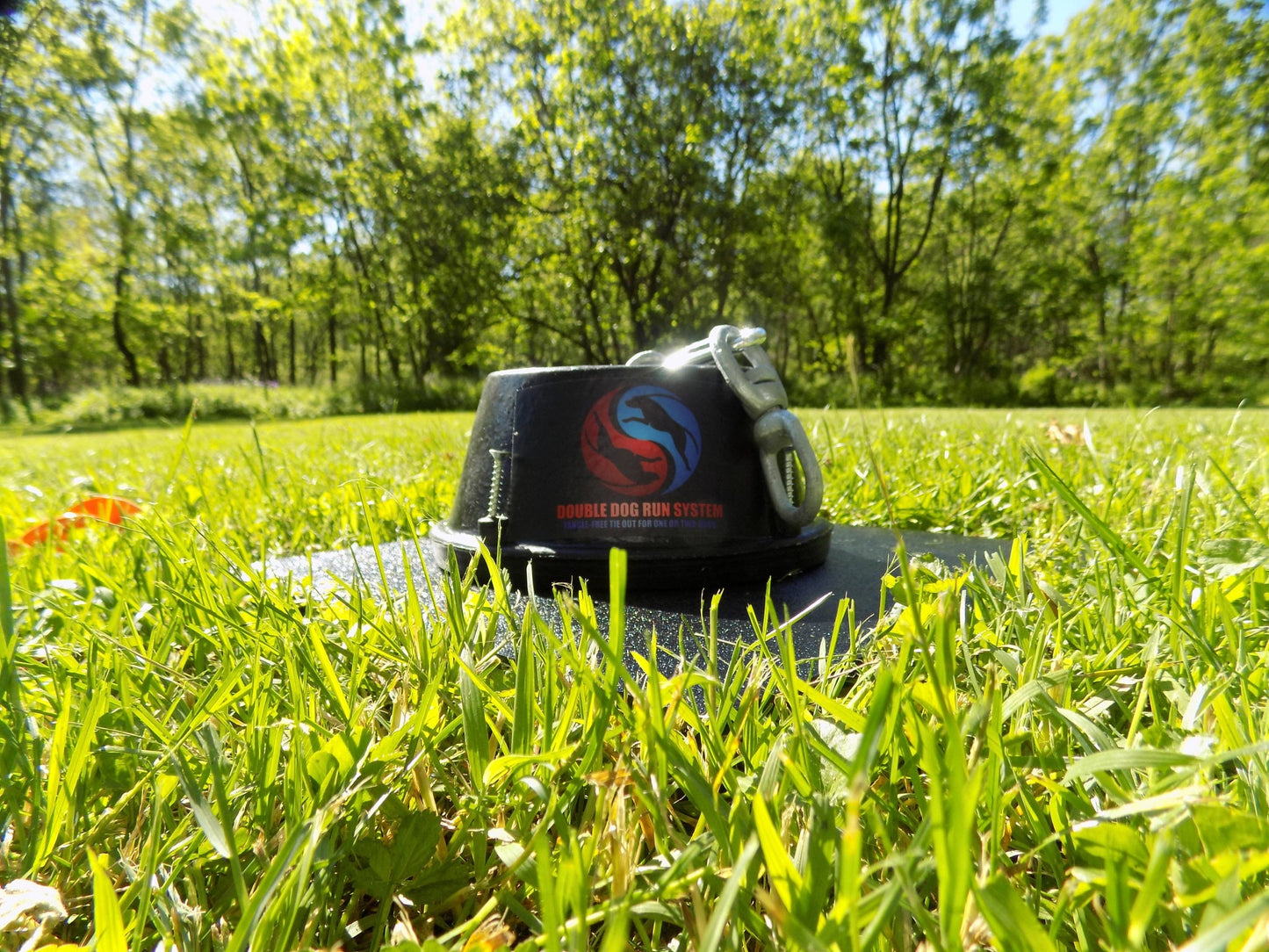 Super Heavy Duty Dog Tie Out Stake with Cable - XXL Dogs - Up to 250lbs