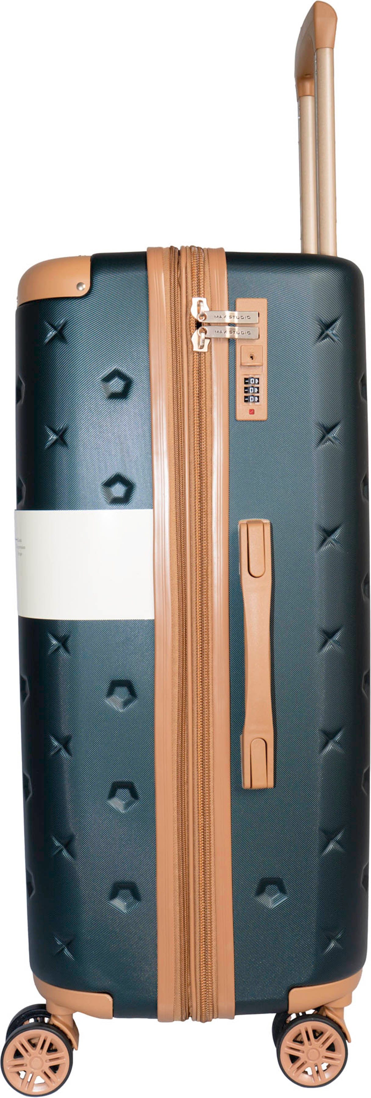 Max Studio Hard Sided ABS 3-Piece The Bucharest  Luggage Set