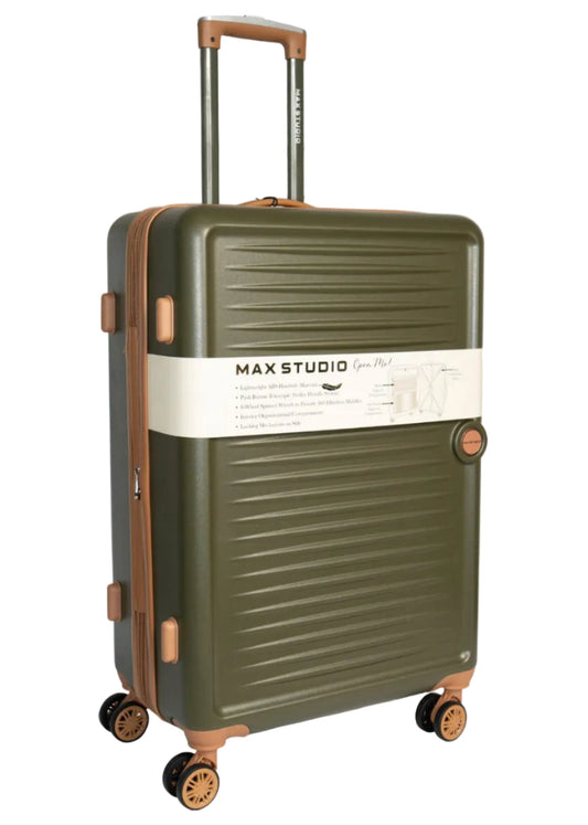 Max Studio ABS 3-Piece Hard Sided The Lisbon Luggage Set