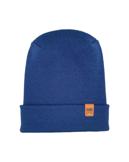 NEW HAAKWEAR H-Stitch Cuffed Beanie - Designed and Made in USA (Patented Design) -  Sapphire Blue