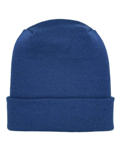 NEW HAAKWEAR H-Stitch Cuffed Beanie - Designed and Made in USA (Patented Design) -  Sapphire Blue